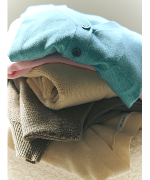 ウォッシャブルカシミヤシルクボートネックニット／ウォッシャブル