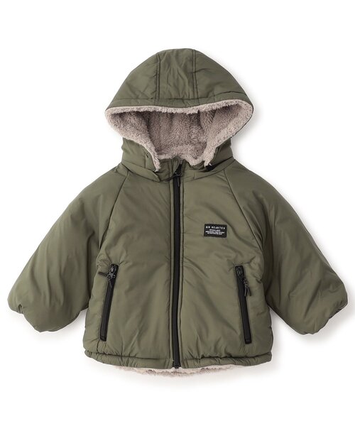 洗える/WEB限定】リバーシブルウォームブルゾン_ジュニア対応（ダウン
