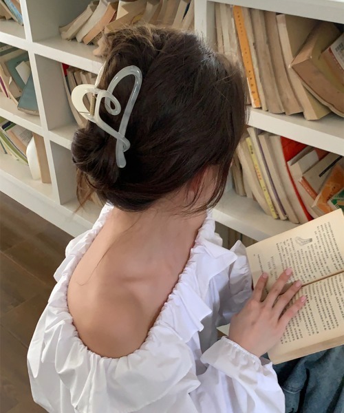 Miniministore（ミニミニストア）の「バンスクリップ 大きめ ヘアクリップ（バレッタ/ヘアクリップ・レディース・ブラック系2/オフホワイト/ブラック系1/ブラウン/キャメル/ピンク・FREE）」の19枚目の写真