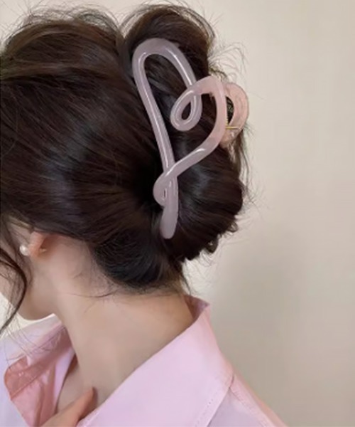Miniministore（ミニミニストア）の「バンスクリップ 大きめ ヘアクリップ（バレッタ/ヘアクリップ・レディース・ブラック系2/オフホワイト/ブラック系1/ブラウン/キャメル/ピンク・FREE）」の22枚目の写真