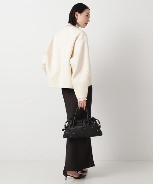 TOFF&LOADSTONE(トフアンドロードストーン)の「Chou chou Studs(シュシュ スタッズ)S(ハンドバッグ・レディース・ブラック/ホワイト系・00)」の9枚目の写真