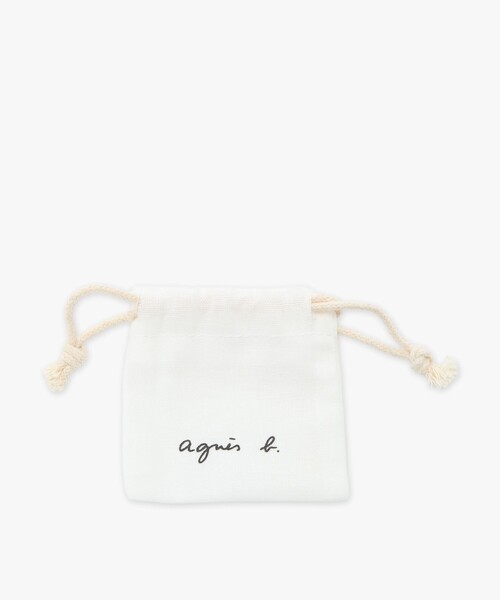 agnes b.（アニエスベー）の「"b."ロゴ アバロンシェル フリップ リング "Window Vistas"（リング・レディース・ゴールド・2）」の6枚目の写真