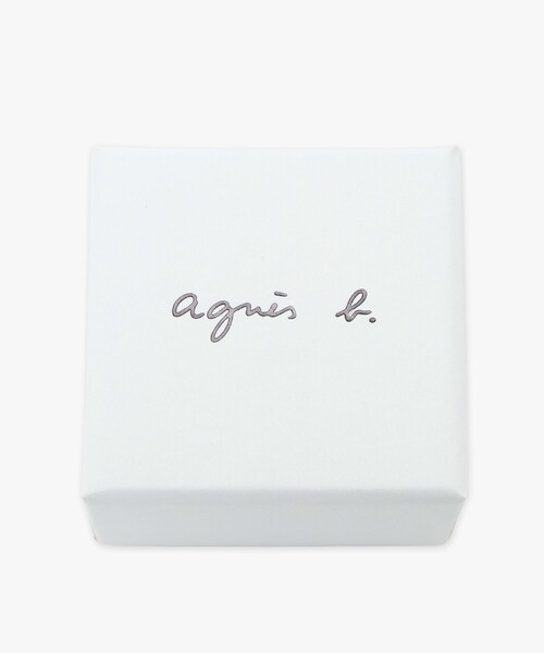 agnes b.（アニエスベー）の「"b."ロゴ アバロンシェル フリップ リング "Window Vistas"（リング・レディース・ゴールド・2）」の8枚目の写真