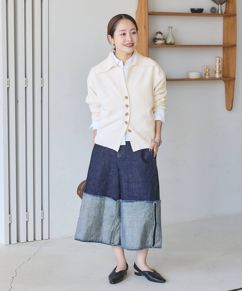 JOURNAL STANDARD(ジャーナルスタンダード)の「《追加2》MUSICオープンカラーカーディガン(カーディガン/ボレロ・レディース・チャコールグレー/ブラック/ホワイト/レッド/ブルー・FREE)」の14枚目の写真