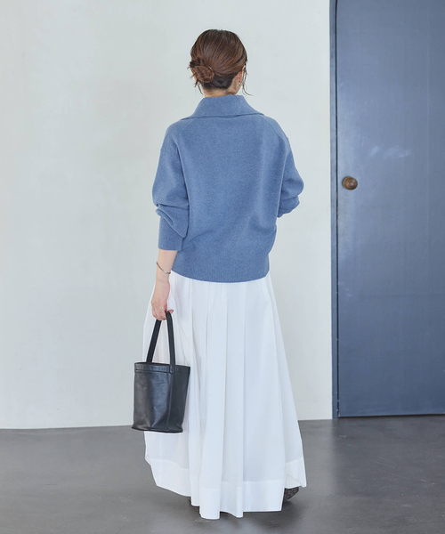 JOURNAL STANDARD(ジャーナルスタンダード)の「《追加2》MUSICオープンカラーカーディガン(カーディガン/ボレロ・レディース・チャコールグレー/ブラック/ホワイト/レッド/ブルー・FREE)」の20枚目の写真
