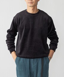 SHIPS | SHIPS: 〈手洗い可能〉ライト トリコット コーデュロイ クルーネック(スウェット)