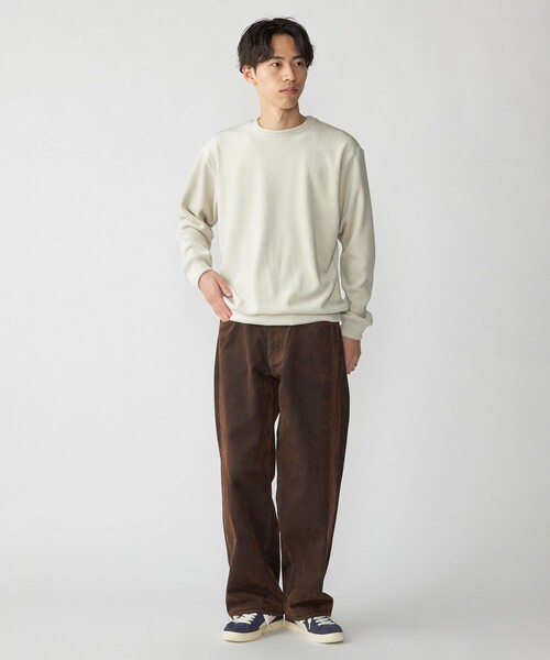 SHIPS(シップス)の「SHIPS: 〈手洗い可能〉ライト トリコット コーデュロイ クルーネック(スウェット・メンズ・ネイビー/グレー/ナチュラル・SMALL/MEDIUM/LARGE/X-LARGE)」の19枚目の写真