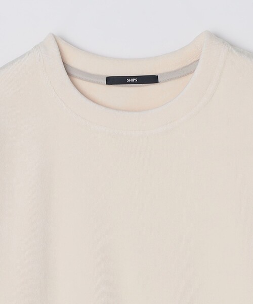 SHIPS(シップス)の「SHIPS: 〈手洗い可能〉ライト トリコット コーデュロイ クルーネック(スウェット・メンズ・ネイビー/グレー/ナチュラル・SMALL/MEDIUM/LARGE/X-LARGE)」の10枚目の写真