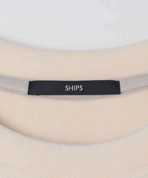 SHIPS(シップス)の「SHIPS: 〈手洗い可能〉ライト トリコット コーデュロイ クルーネック(スウェット・メンズ・ネイビー/グレー/ナチュラル・SMALL/MEDIUM/LARGE/X-LARGE)」の11枚目の写真