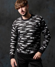 HIDEAWAYS NICOLE | カモフラブリスタージャカードクルーネックニット(ニット/セーター)