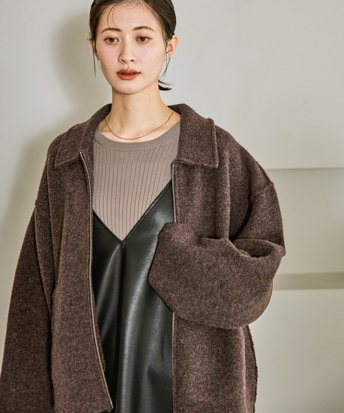 【LE / エルイー】ジップ ブルゾン LE / エルイー】ジップ ブルゾン（その他ブルゾン／アウター）｜L