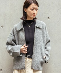 LAKOLE | 襟付きZIPニットブルゾン / 588624(ブルゾン)