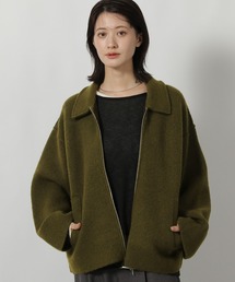 LAKOLE | 襟付きZIPニットブルゾン / 588624(ブルゾン)