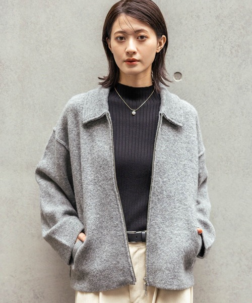 【LE / エルイー】ジップ ブルゾン LE / エルイー】ジップ ブルゾン（その他ブルゾン／アウター）｜L