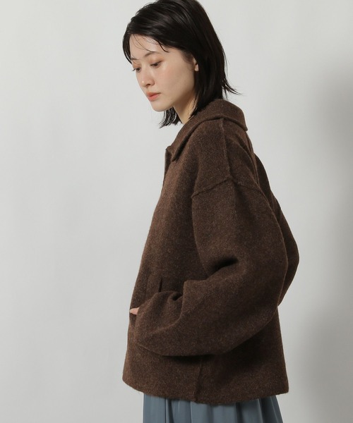 最終値下げ！イングランド製 RANCH EXIT ネイティブ柄 ウールブルゾン 襟付きZIPニットブルゾン / 588624（ブルゾン）｜LAKOLE（ラコレ）の