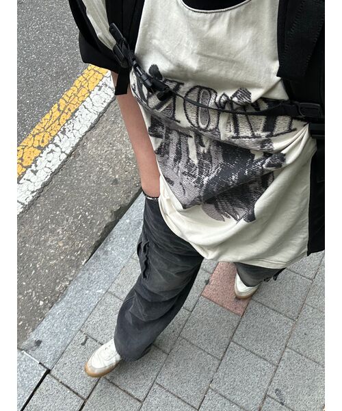 TRILLION(トリリオン)の「パラシュートカーゴリベットデニムパンツ(ライトグレー)(デニムパンツ・レディース・その他・SMALL/MEDIUM/LARGE/X-LARGE)」の22枚目の写真