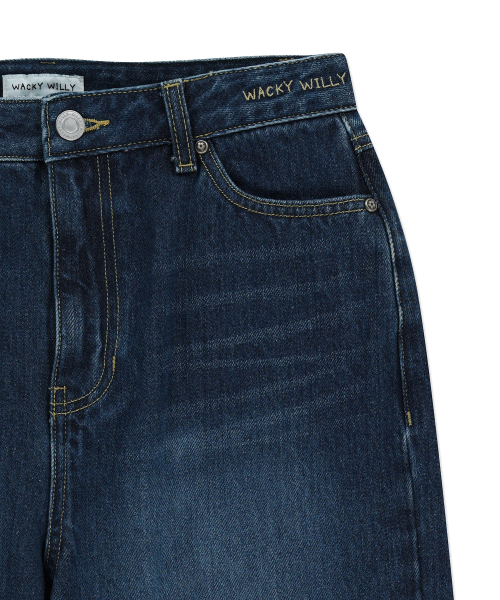 Wacky WiLLy(ワッキーウィリー)の「ウィメンズセミワイドデニムパンツブルー(デニムパンツ・レディース・その他・SMALL/MEDIUM)」の5枚目の写真