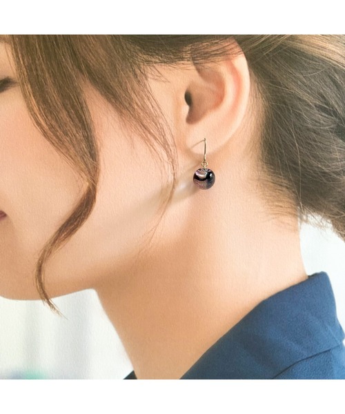 tone(トーン)の「【TOMEI LAB】グラデーション クリア ピアス(MA)(ピアス(両耳用)・レディース・ブラウン系その他/ピンク系その他/グリーン系その他・FREE)」の15枚目の写真