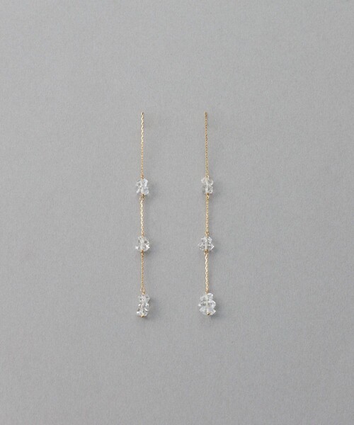 【未開封・ギフト仕様】ete [シャンデリア] K18YG クォーツ ピアス シャンデリア] K18YG クォーツ ピアス（ピアス（両耳用））｜ete（エテ