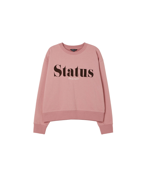 LAP(ラップ)の「Floppy color blocking man-to-man AR3CT867(スウェット・レディース・ピンク/グリーン・FREE)」の4枚目の写真