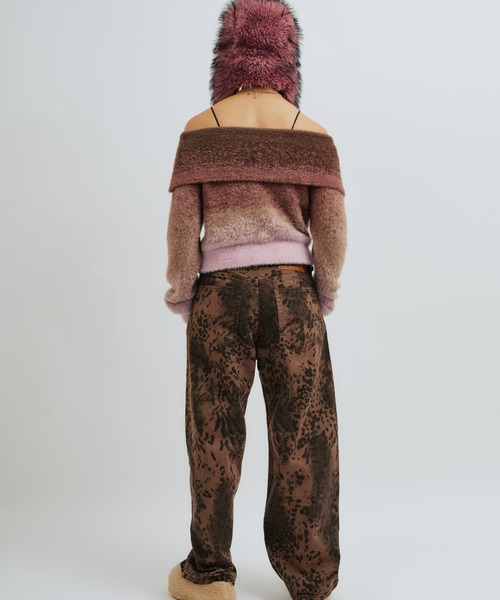 atmos pink(アトモスピンク)の「atmos pink Off Shoulder Knit Tops / アトモス ピンク オフ ショルダー ニット トップス(ニット/セーター・レディース・グレー/ブルー/ピンク・FREE)」の11枚目の写真