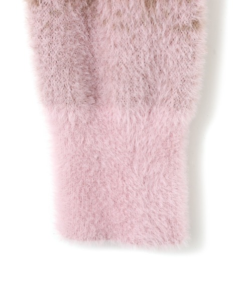 atmos pink(アトモスピンク)の「atmos pink Off Shoulder Knit Tops / アトモス ピンク オフ ショルダー ニット トップス(ニット/セーター・レディース・グレー/ブルー/ピンク・FREE)」の7枚目の写真