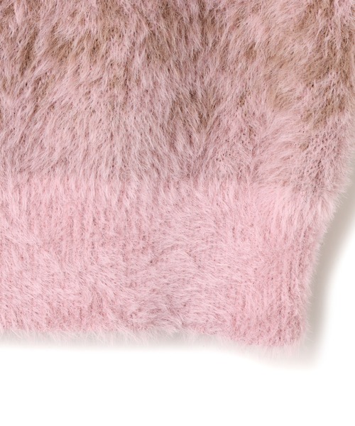 atmos pink(アトモスピンク)の「atmos pink Off Shoulder Knit Tops / アトモス ピンク オフ ショルダー ニット トップス(ニット/セーター・レディース・グレー/ブルー/ピンク・FREE)」の8枚目の写真