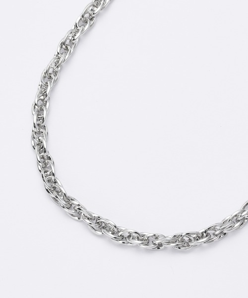 COLONY 2139（コロニートゥーワンスリーナイン）の「ツイストチェーンネックレス（ネックレス・メンズ・シルバー・FREE）」の4枚目の写真