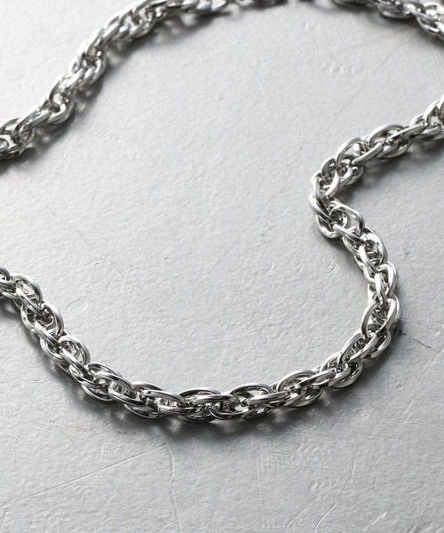 COLONY 2139（コロニートゥーワンスリーナイン）の「ツイストチェーンネックレス（ネックレス・メンズ・シルバー・FREE）」の2枚目の写真