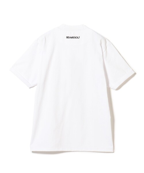 BEAMS GOLF(ビームスゴルフ)の「ORANGE LABEL / シルバースターロゴ モックネックシャツ(吸水速乾・UVカット)(Tシャツ/カットソー・メンズ・ホワイト/グレー/ブラック・XL/L/M/S)」の18枚目の写真