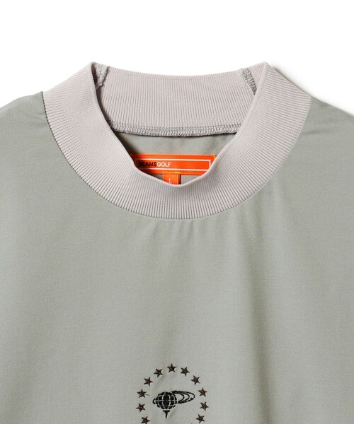 BEAMS GOLF(ビームスゴルフ)の「ORANGE LABEL / シルバースターロゴ モックネックシャツ(吸水速乾・UVカット)(Tシャツ/カットソー・メンズ・ホワイト/グレー/ブラック・XL/L/M/S)」の16枚目の写真