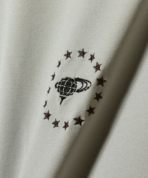 BEAMS GOLF(ビームスゴルフ)の「ORANGE LABEL / シルバースターロゴ モックネックシャツ(吸水速乾・UVカット)(Tシャツ/カットソー・メンズ・ホワイト/グレー/ブラック・XL/L/M/S)」の12枚目の写真