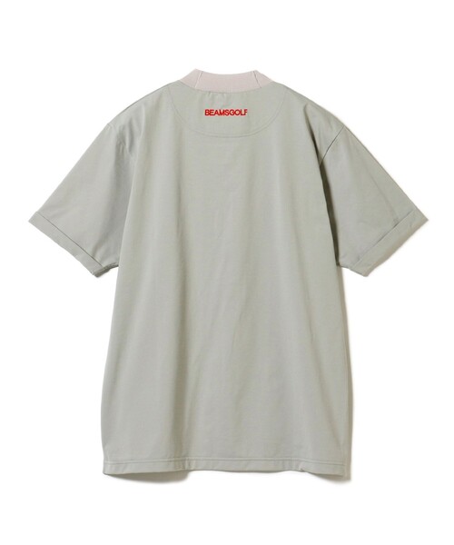 BEAMS GOLF(ビームスゴルフ)の「ORANGE LABEL / シルバースターロゴ モックネックシャツ(吸水速乾・UVカット)(Tシャツ/カットソー・メンズ・ホワイト/グレー/ブラック・XL/L/M/S)」の11枚目の写真