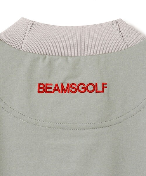 BEAMS GOLF(ビームスゴルフ)の「ORANGE LABEL / シルバースターロゴ モックネックシャツ(吸水速乾・UVカット)(Tシャツ/カットソー・メンズ・ホワイト/グレー/ブラック・XL/L/M/S)」の10枚目の写真