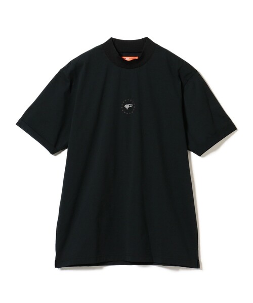 BEAMS GOLF(ビームスゴルフ)の「ORANGE LABEL / シルバースターロゴ モックネックシャツ(吸水速乾・UVカット)(Tシャツ/カットソー・メンズ・ホワイト/グレー/ブラック・XL/L/M/S)」の9枚目の写真