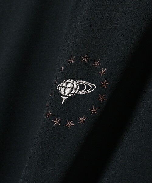 BEAMS GOLF(ビームスゴルフ)の「ORANGE LABEL / シルバースターロゴ モックネックシャツ(吸水速乾・UVカット)(Tシャツ/カットソー・メンズ・ホワイト/グレー/ブラック・XL/L/M/S)」の4枚目の写真