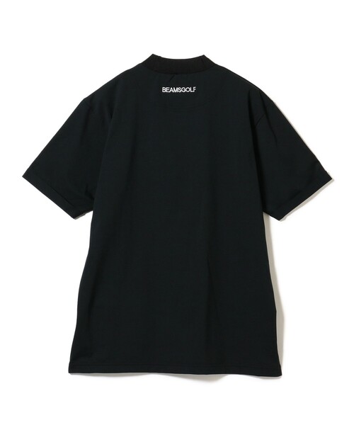BEAMS GOLF(ビームスゴルフ)の「ORANGE LABEL / シルバースターロゴ モックネックシャツ(吸水速乾・UVカット)(Tシャツ/カットソー・メンズ・ホワイト/グレー/ブラック・XL/L/M/S)」の5枚目の写真