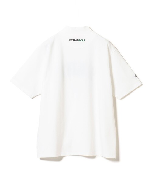 BEAMS GOLF(ビームスゴルフ)の「ORANGE LABEL / シルバースターロゴ モックネックシャツ(吸水速乾・UVカット)(Tシャツ/カットソー・メンズ・ホワイト/グレー/ブラック・XL/L/M/S)」の6枚目の写真