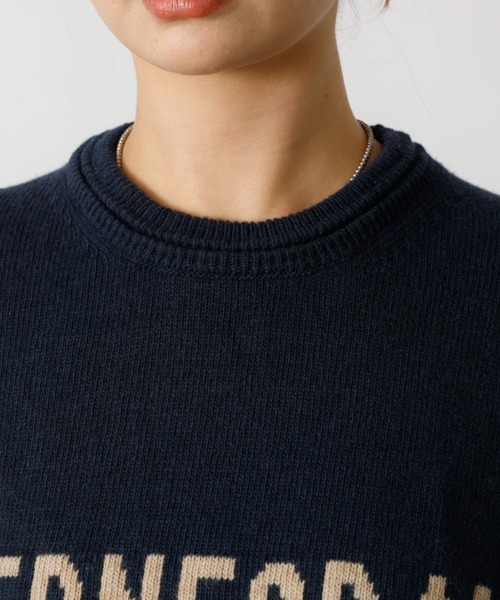 Rouge vif la cle（ルージュヴィフラクレ）の「【Le Melange/ル・メランジュ】ロゴニット/#8552003/トップス/ニット【WEB限定】（ニット/セーター・レディース・ブラック/ピンク/ネイビー・フリー）」の18枚目の写真