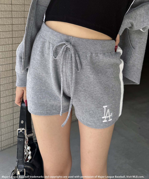 BACK TO THE FIELD（バック トゥー ザ フィールド）の「【MLB】刺しゅうロゴニットセットアップ（セットアップ・レディース・ブラック/グレー/カーキ系・FREE）」の10枚目の写真