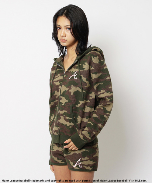 BACK TO THE FIELD（バック トゥー ザ フィールド）の「【MLB】刺しゅうロゴニットセットアップ（セットアップ・レディース・ブラック/グレー/カーキ系・FREE）」の15枚目の写真