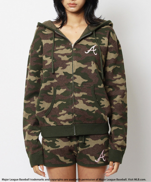 BACK TO THE FIELD（バック トゥー ザ フィールド）の「【MLB】刺しゅうロゴニットセットアップ（セットアップ・レディース・ブラック/グレー/カーキ系・FREE）」の16枚目の写真