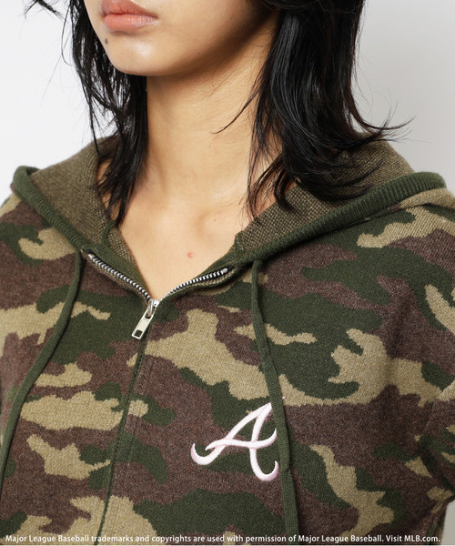 BACK TO THE FIELD（バック トゥー ザ フィールド）の「【MLB】刺しゅうロゴニットセットアップ（セットアップ・レディース・ブラック/グレー/カーキ系・FREE）」の19枚目の写真