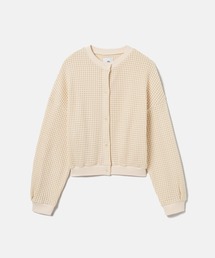 SEAGREEN(シーグリーン) BIG WAFFLE CARDIGAN