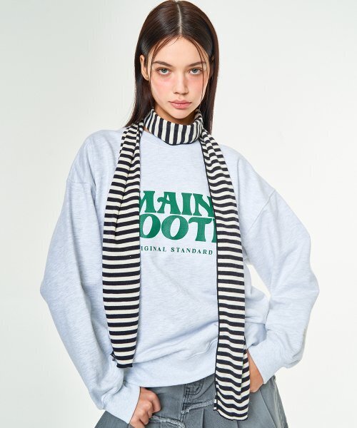MAINBOOTH(メインブース)の「Original Logo Sweatshirt(CLOUD GRAY)(スウェット・レディース・その他・2/3/1)」の3枚目の写真