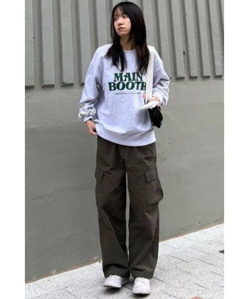 MAINBOOTH(メインブース)の「Original Logo Sweatshirt(CLOUD GRAY)(スウェット・レディース・その他・2/3/1)」の10枚目の写真