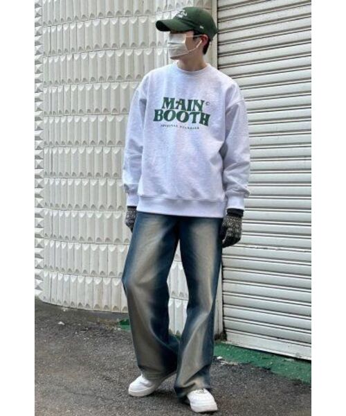 MAINBOOTH(メインブース)の「Original Logo Sweatshirt(CLOUD GRAY)(スウェット・レディース・その他・2/3/1)」の5枚目の写真