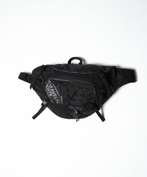 MAKAVELIC(マキャベリック)の「《MAKAVELIC》DELTA MESSENGER BAG(ボディバッグ/ウエストポーチ・メンズ・ブラック・FREE)」の1枚目の写真