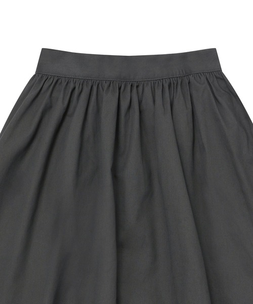 MUCENT（ムセント）の「MUCENT／PICA フレアスカート（スカート・レディース・ブラック/チャコールグレー・FREE）」の11枚目の写真