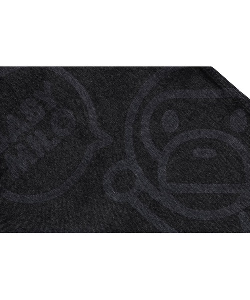 A BATHING APE（アベイシングエイプ）の「BABY MILO 8 OZ DENIM SHIRT（シャツ/ブラウス・キッズ・インディゴブルー/ブラック・110/130/140/120）」の7枚目の写真